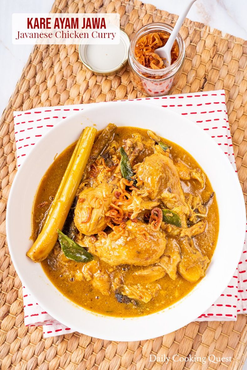 Kare Ayam Jawa - Javanese Chicken Curry.