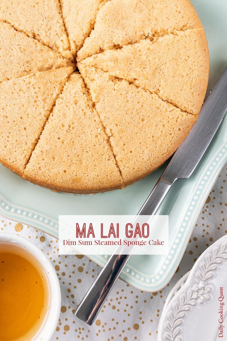 Ma Lai Gao - Dim Sum Steamed Sponge Cake