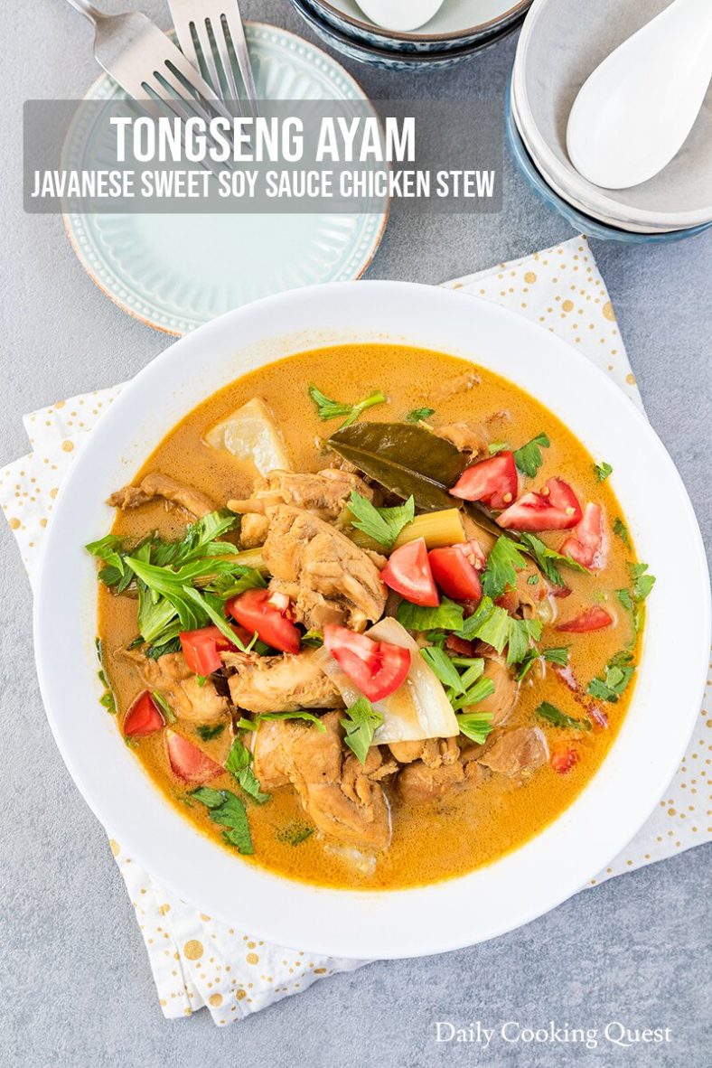 Tongseng Ayam - Javanese Sweet Soy Sauce Chicken Stew.