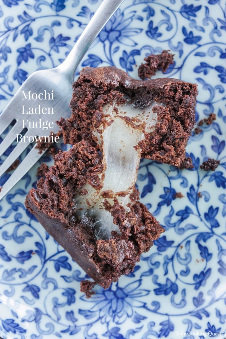 Mochi Laden Fudge Brownie