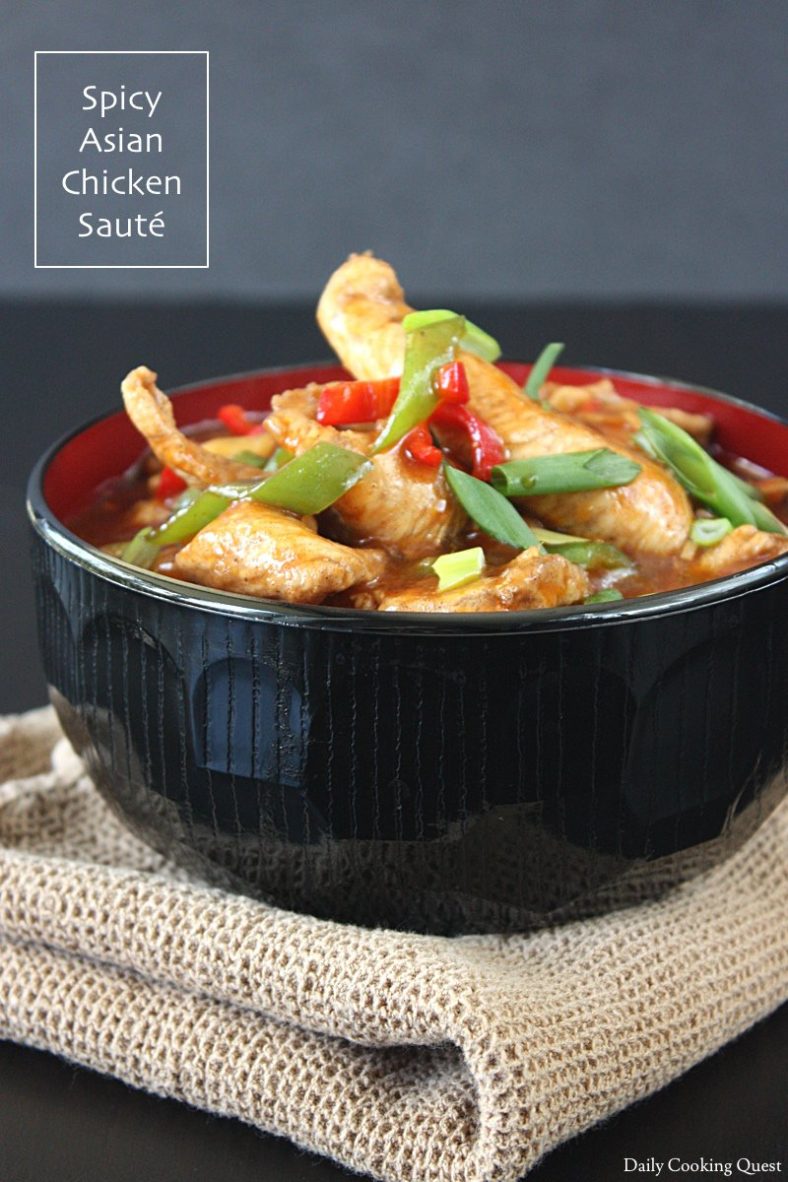 Spicy Asian Chicken Sauté