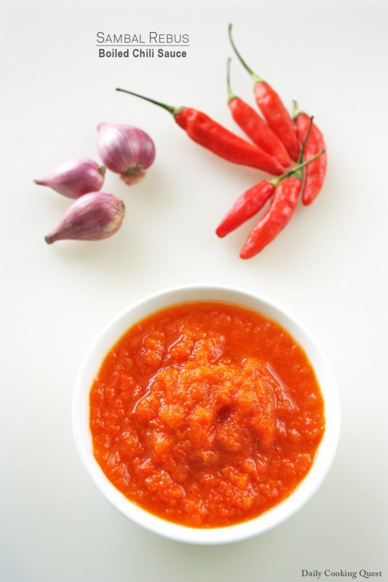 Sambal Rebus - Boiled Chili Sauce