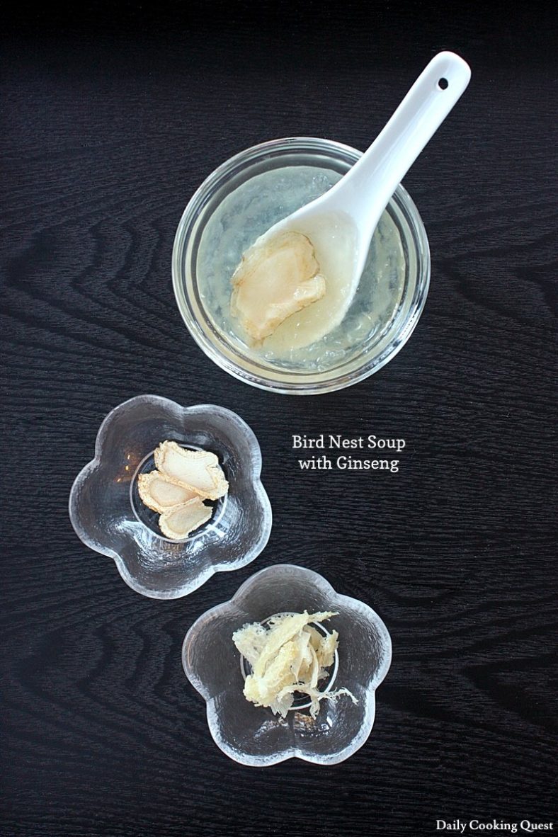 Bird Nest Soup with Gingseng