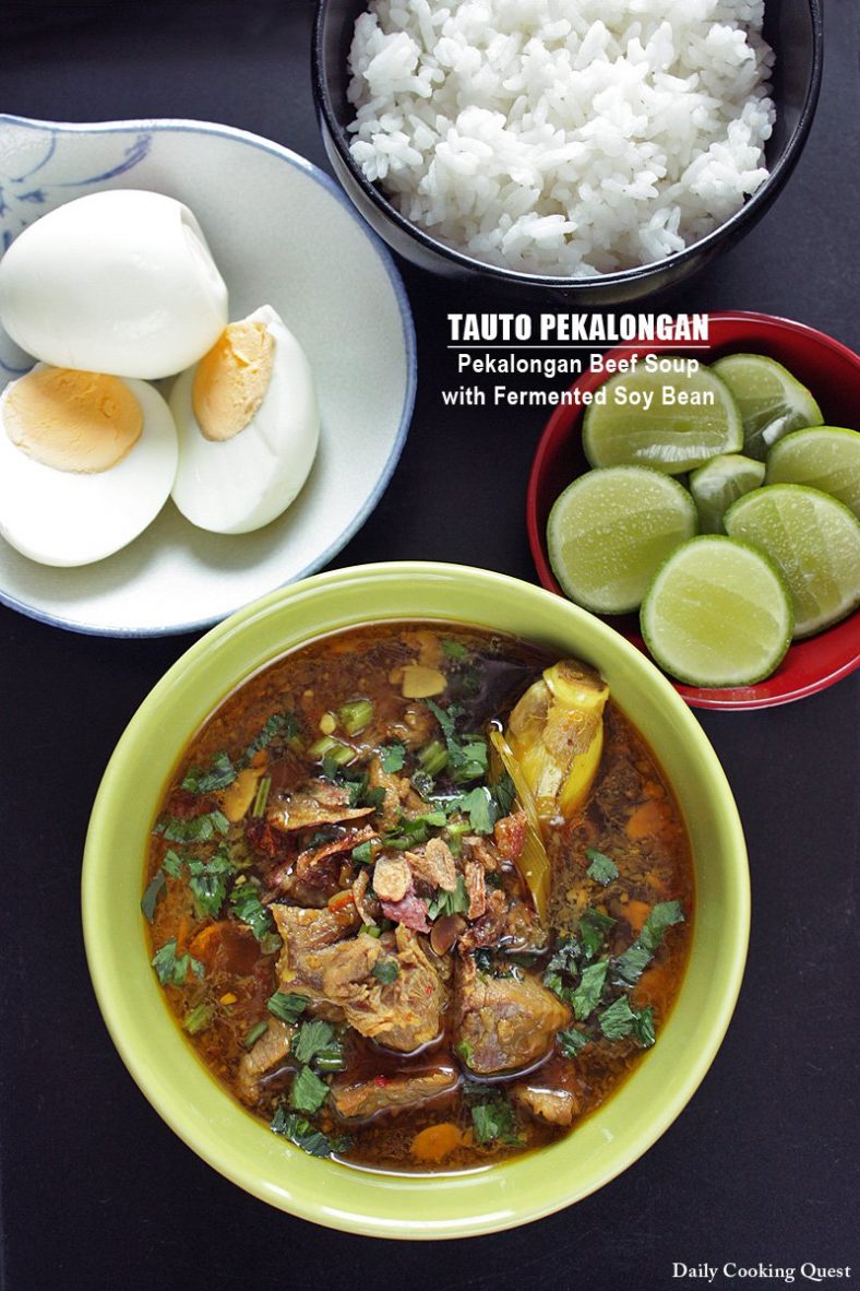 Tauto Pekalongan - Pekalongan Beef Soup with Fermented Soy Bean